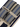 Grey & Blue Stripe Braces with Blue Leather Loops