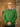 Vintage Style Shetland Wool Crewneck Jumper - Leaf Green