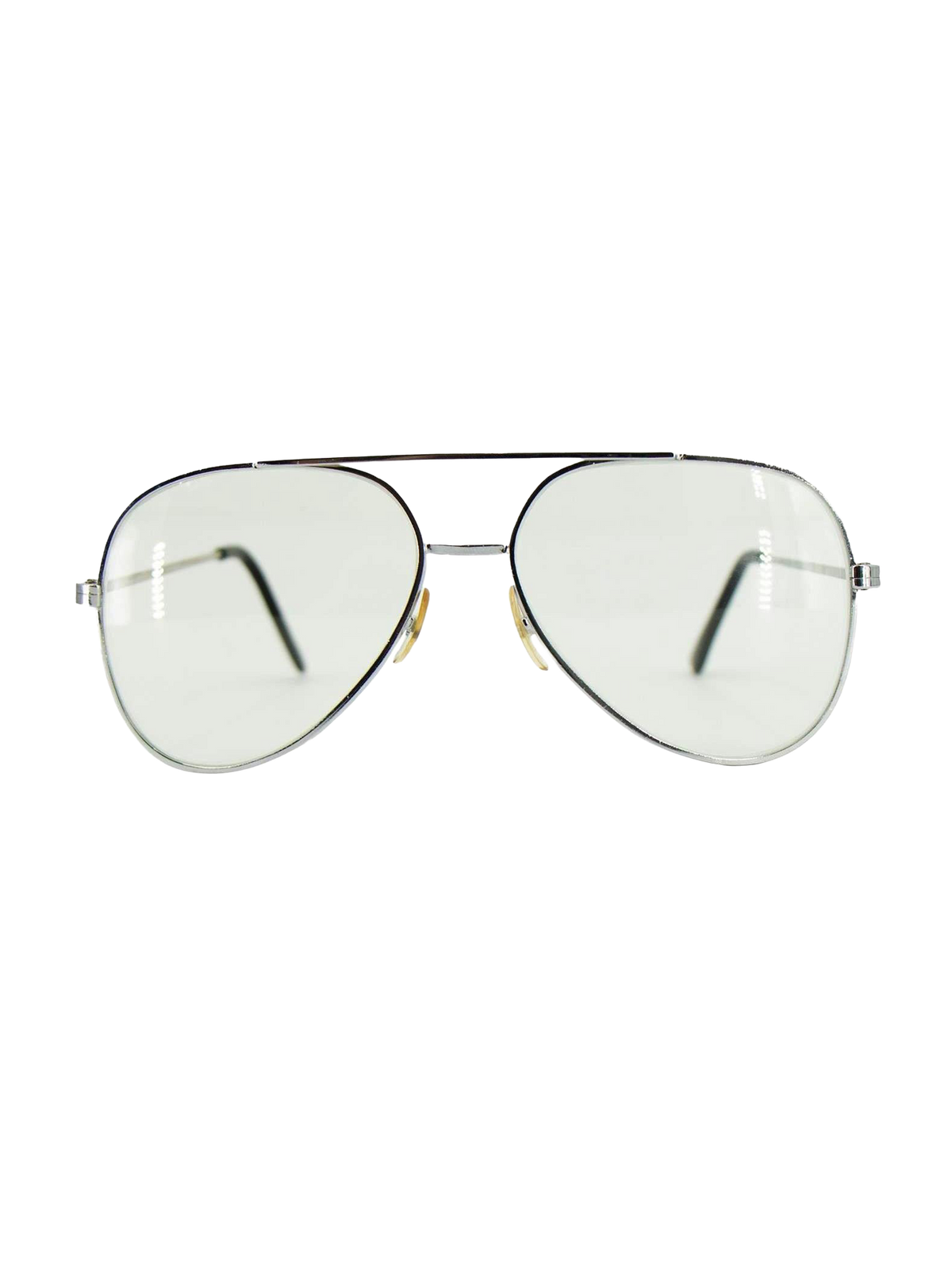 Original 1970s Pilkington Silver Frame Aviator Glasses