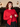 Cherish 1950s Wool Blend Twinset - Roadster Red