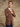Socialite Brushed Plaid Overlooker Jacket - Brown