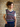 Scottish Wool Short Fairisle Knit Tank Top - Night Sky