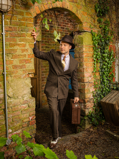 2 Piece Suit Bundle Deliverance Demob - Brown Herringbone