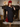 Socialite Rendezvous 1940s Peplum Crepe Dress - Eclipse Black