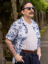 Hawaiian Leisure Shirt - Blue Island