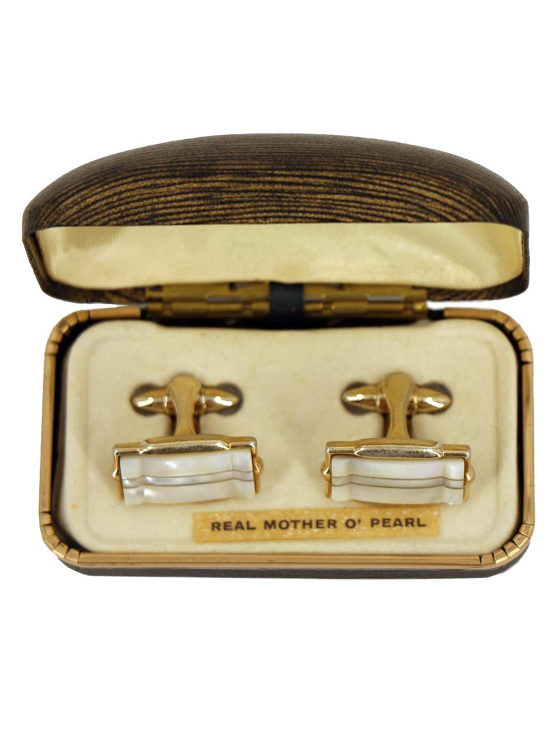 1950s Vintage Mother of Pearl Cufflinks