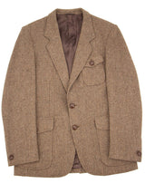 Vintage Tweed Safari Style Sports Jacket