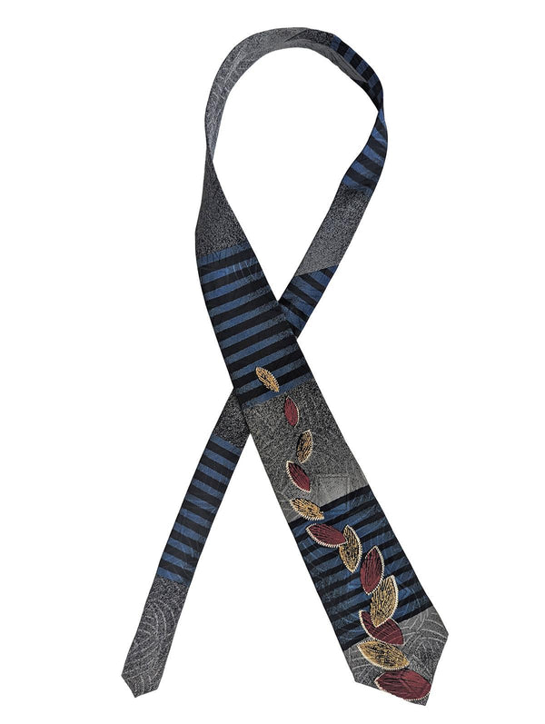 Eclipse & Stripe 1940s Look Silk Swing Tie