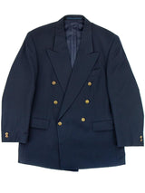 Navy Blue Double Breasted True Vintage Jacket