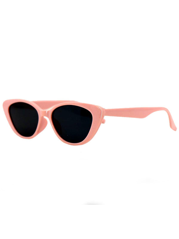 Slim Pink Catseye Vintage Style Sunglasses