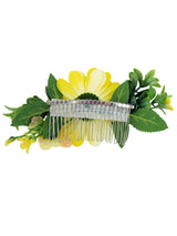 Yellow Flower Vintage Style Hair Flower Comb