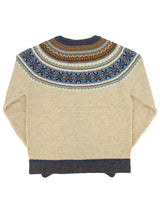 Merino Lambswool Alpine Cardigan - Seashore Beige