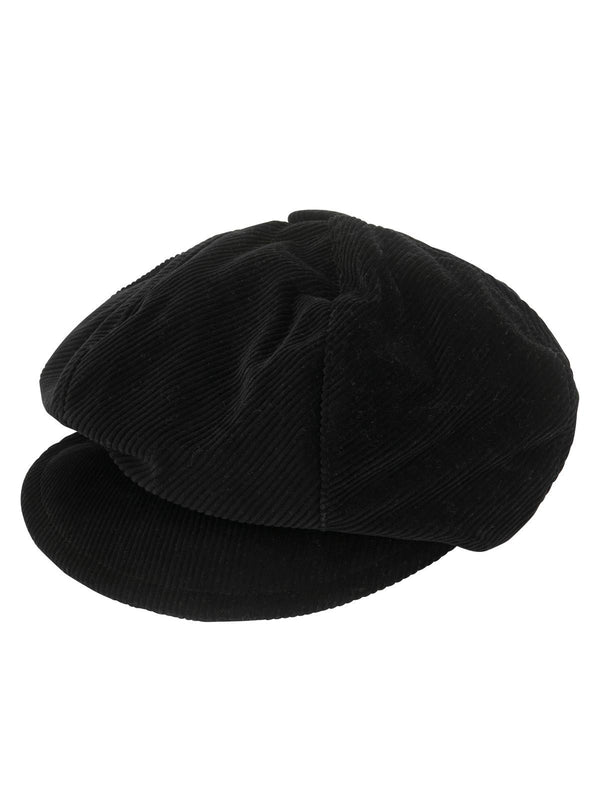 Jacoll 1960s Black Corduroy Fiddlers Cap