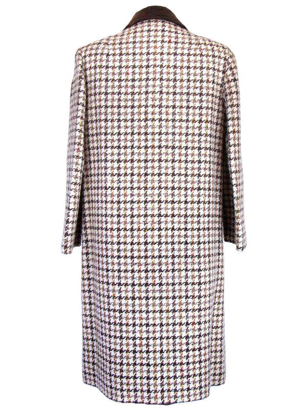 Check Tweed Vintage 1960s Coat By Alexon