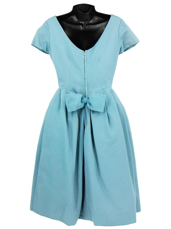 Vintage 1950s Light Blue Cocktail Dress