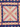 True Vintage Navy Mosaic Pattern Square Scarf