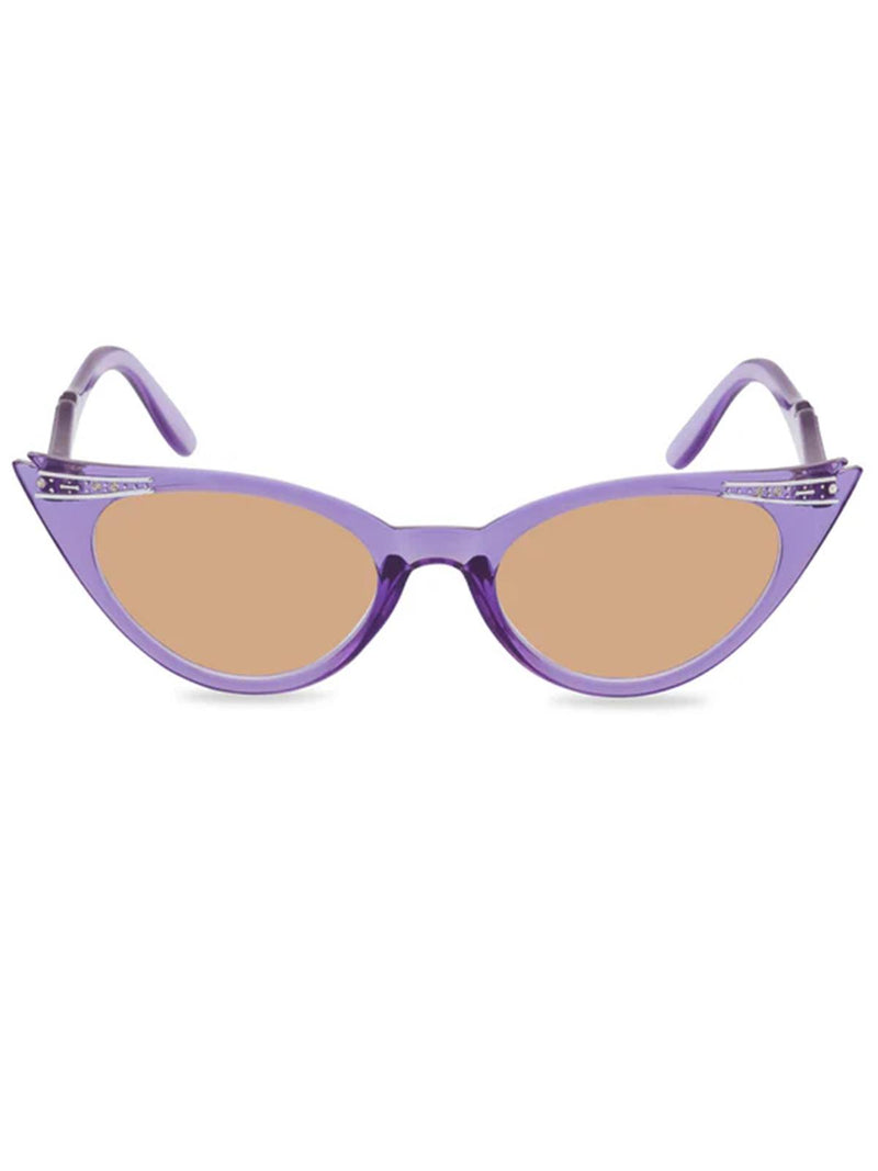 1950s Vintage Style Winged Catseye Sunglasses Violet