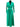 Pleated Emerald Green Vintage 1970s Maxi Dress