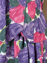 1950s True Vintage Roses Print Dress Suit