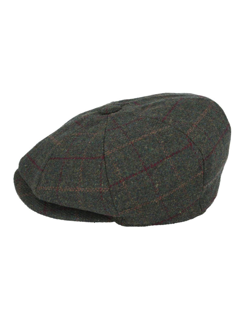 1940s Style Pure Wool Tweed Newsboy Cap