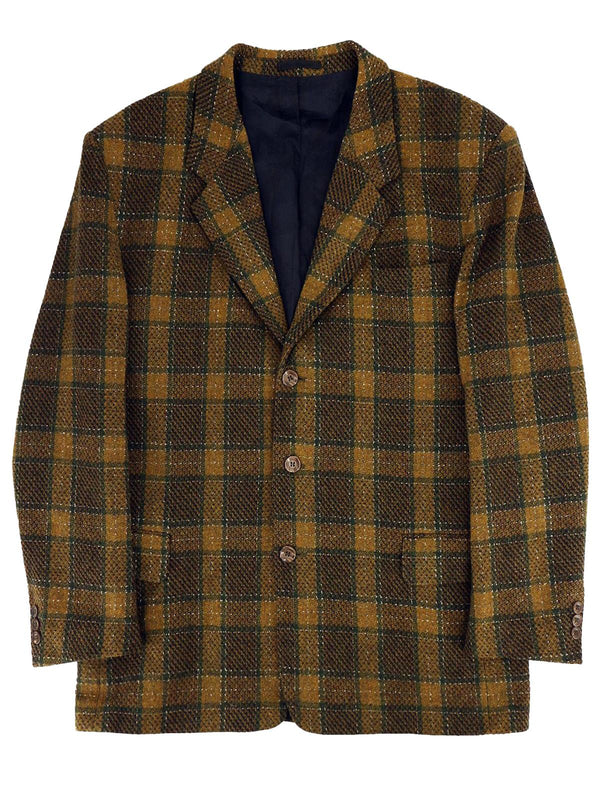 Mustard Yellow Check True Vintage Jacke