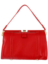 Red Nostalgia Midcentury Style Frame Bag