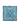 Vintage Style Square Scarf - Aqua Swirl