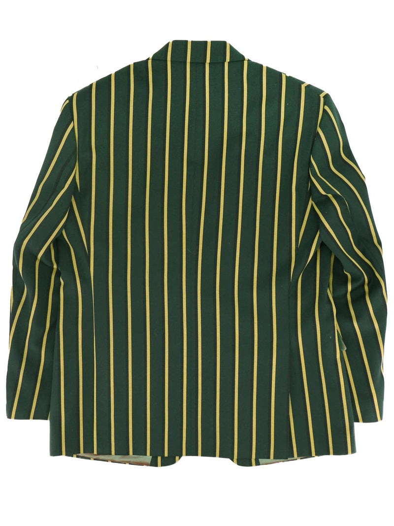 Vintage Striped Green Boating Blazer Style Jacket