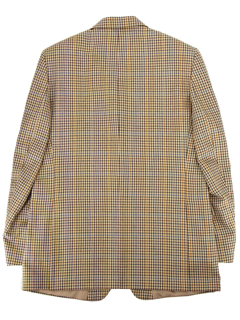 Vintage Daks Fine Wool & Silk Check Jacket