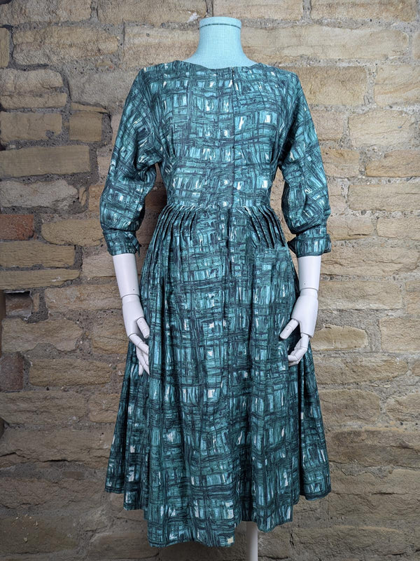 1950s Liberty Fabric Vintage Shirt Waister Dress