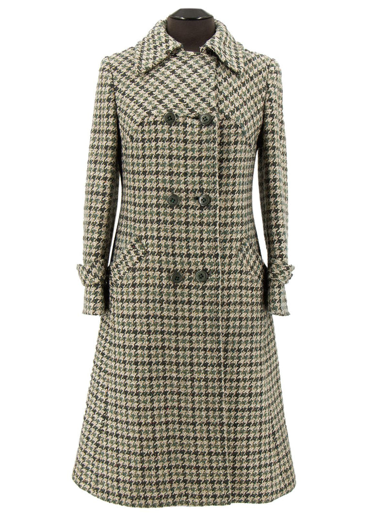 Houndstooth coat uk best sale