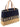 Denim & Straw Shell Decor Summer Basket bag