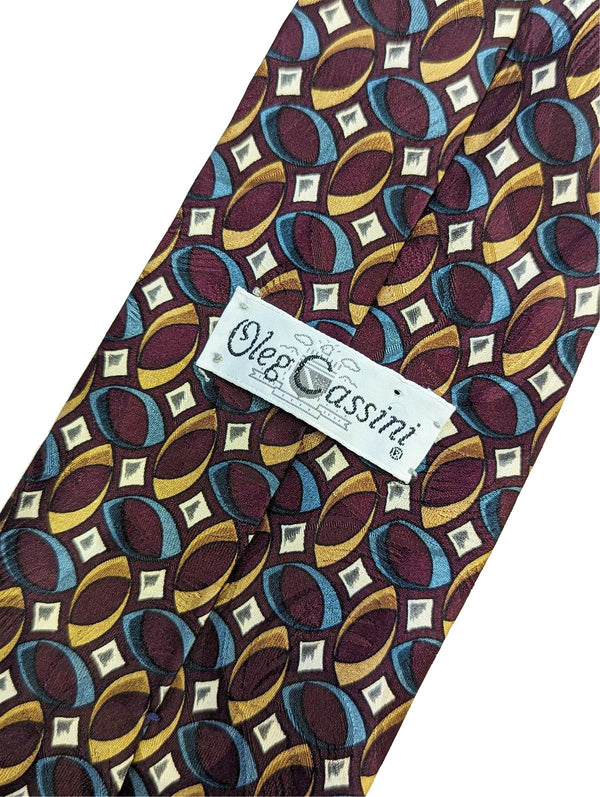 Classic Vintage Tie With Small Repeat Design