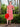 Riviera 1940s Vintage Style Linen Wiggle Dress - Yacht Red