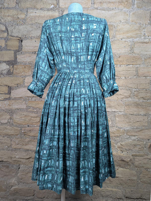 1950s Liberty Fabric Vintage Shirt Waister Dress