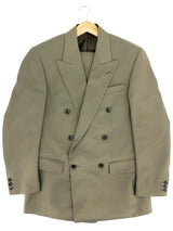 Deadstock Double Breasted 40s Style Khaki Suit