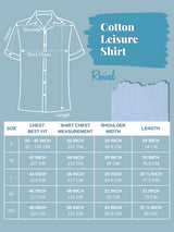 Vintage Style Cotton Leisure Shirt - Light Blue