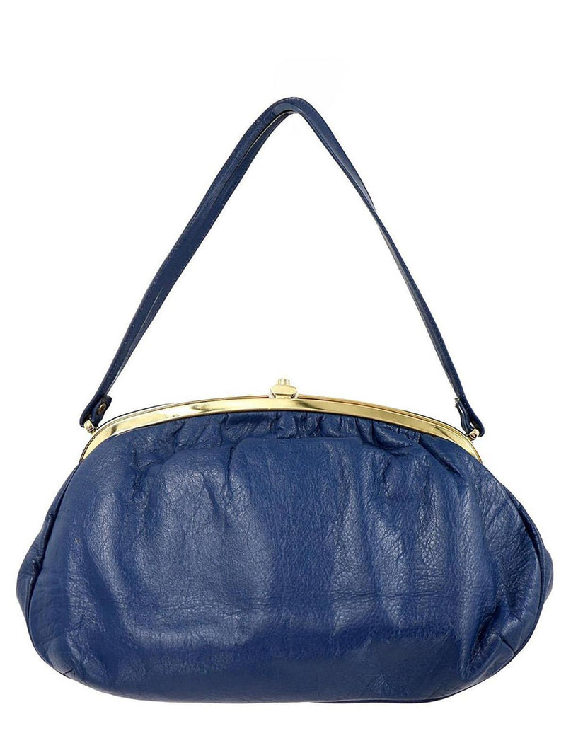 Blue 1970s Vintage Shoulder Bag