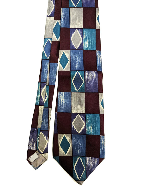 Pierre Cardin Block Pattern Vintage Tie