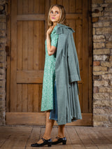 1940s Vintage Promenade Swing Coat in Pine Green