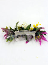 Cream Rose Vintage Style Hair Flower Comb