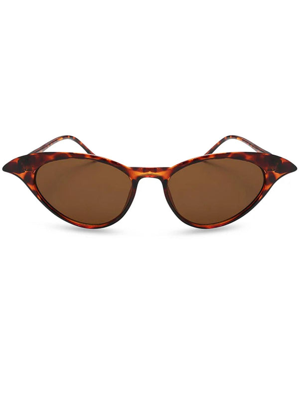 Midcentury Style Curvy Flick  Catseye Sunglasses Tortoiseshell