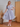 1950s Style Cherry Shirtwaist Swing Dress - Blue