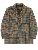 Vintage Check Wool Tweed Jacket