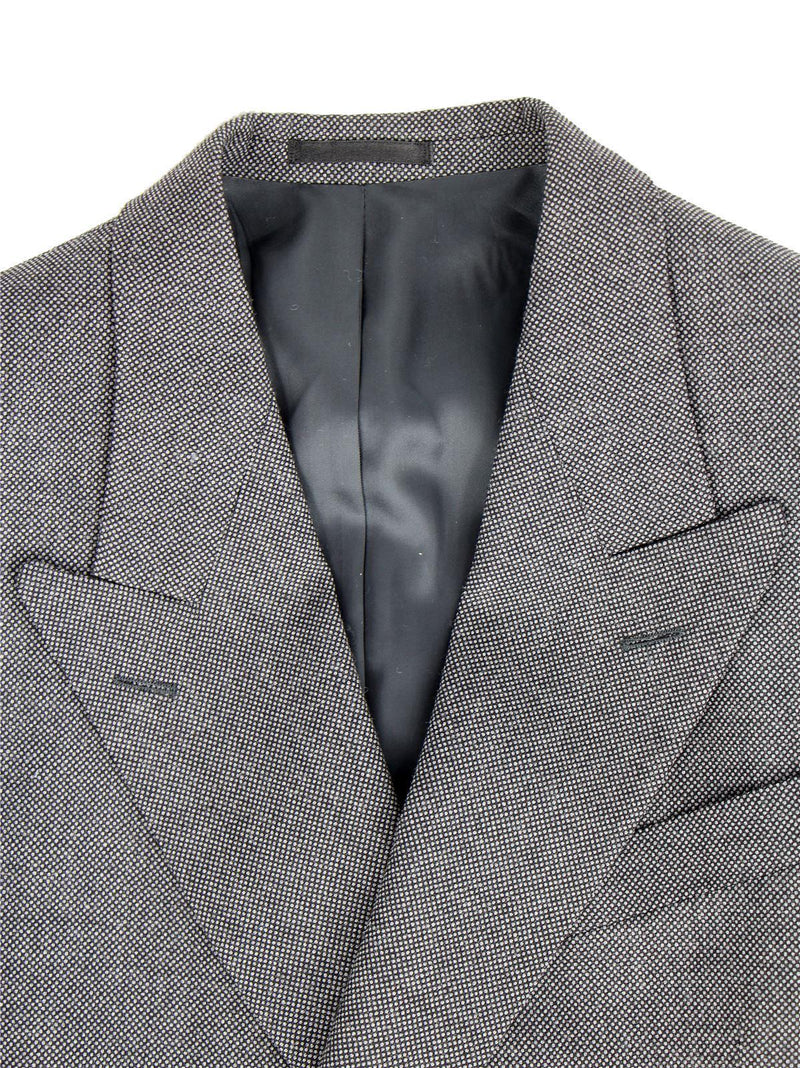 Grey Birdseye Double Breasted 40s Style Suit