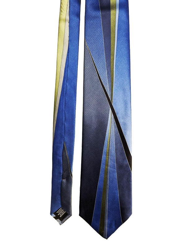 Silk Satin Vintage Blue Swing Style Tie