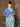 Cotton & Merino Vintage Style Daydream Cardigan - Bluebird