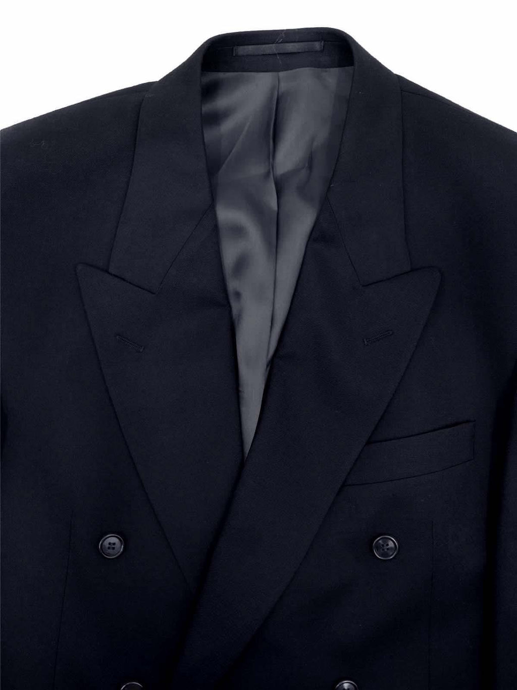 Double Breasted 40s Style Dark Navy Blue Suit – RevivalVintage