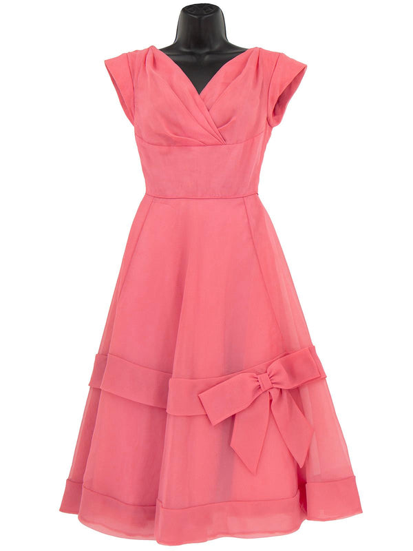 True Vintage Pink 1950s Occasion Dress