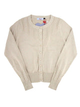 Light Beige Vintage Style Classic Cardigan